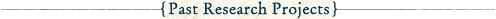 Past Research Projects