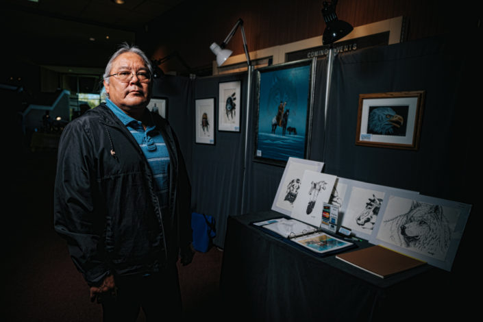 Norris Chee during Art Show