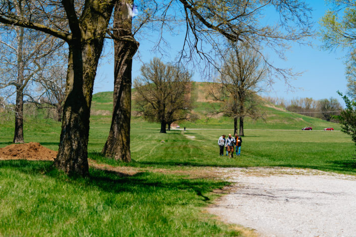Monks Mound and Family