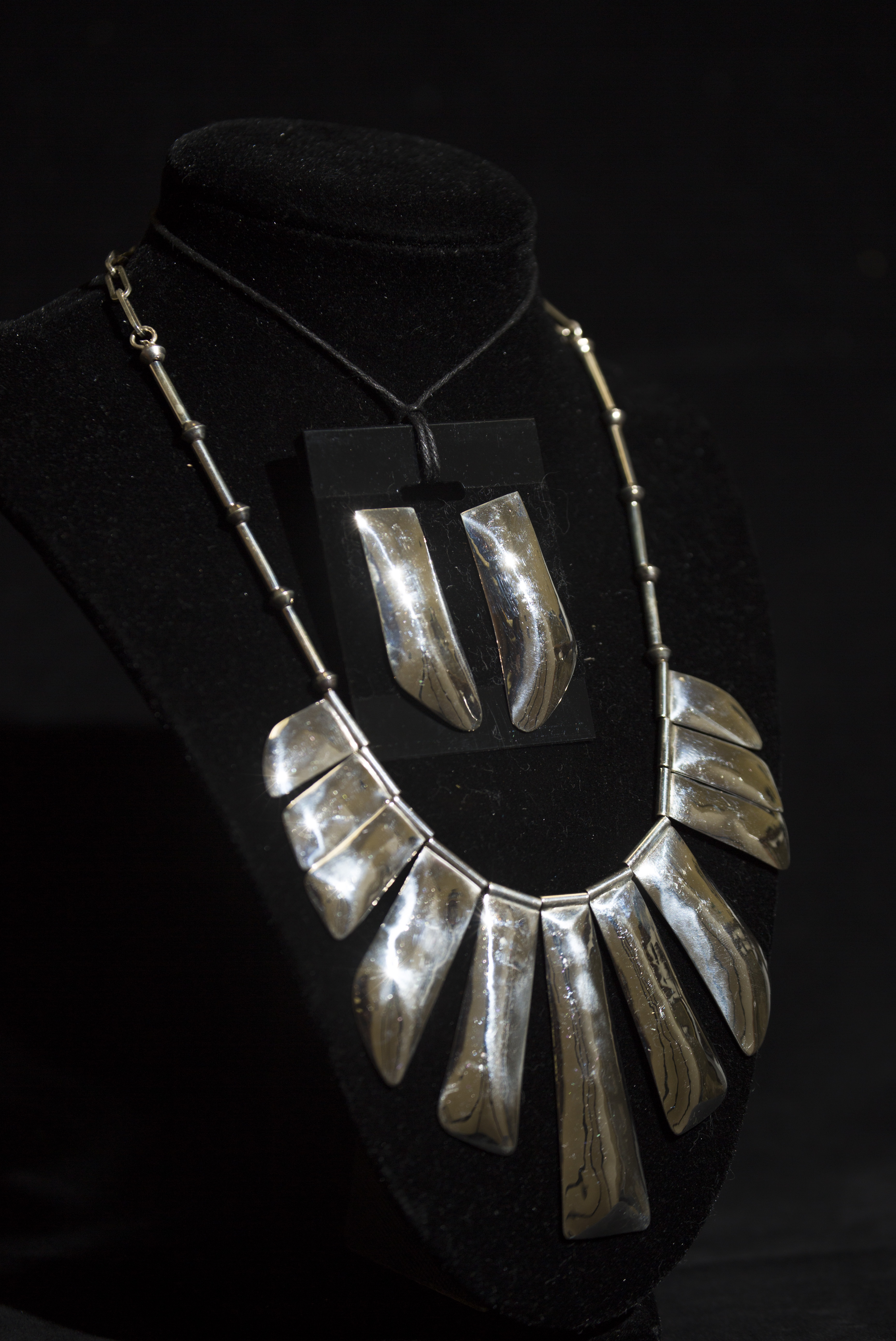 Sterling Silver Earring and Necklace Set – Cahokia Mounds
