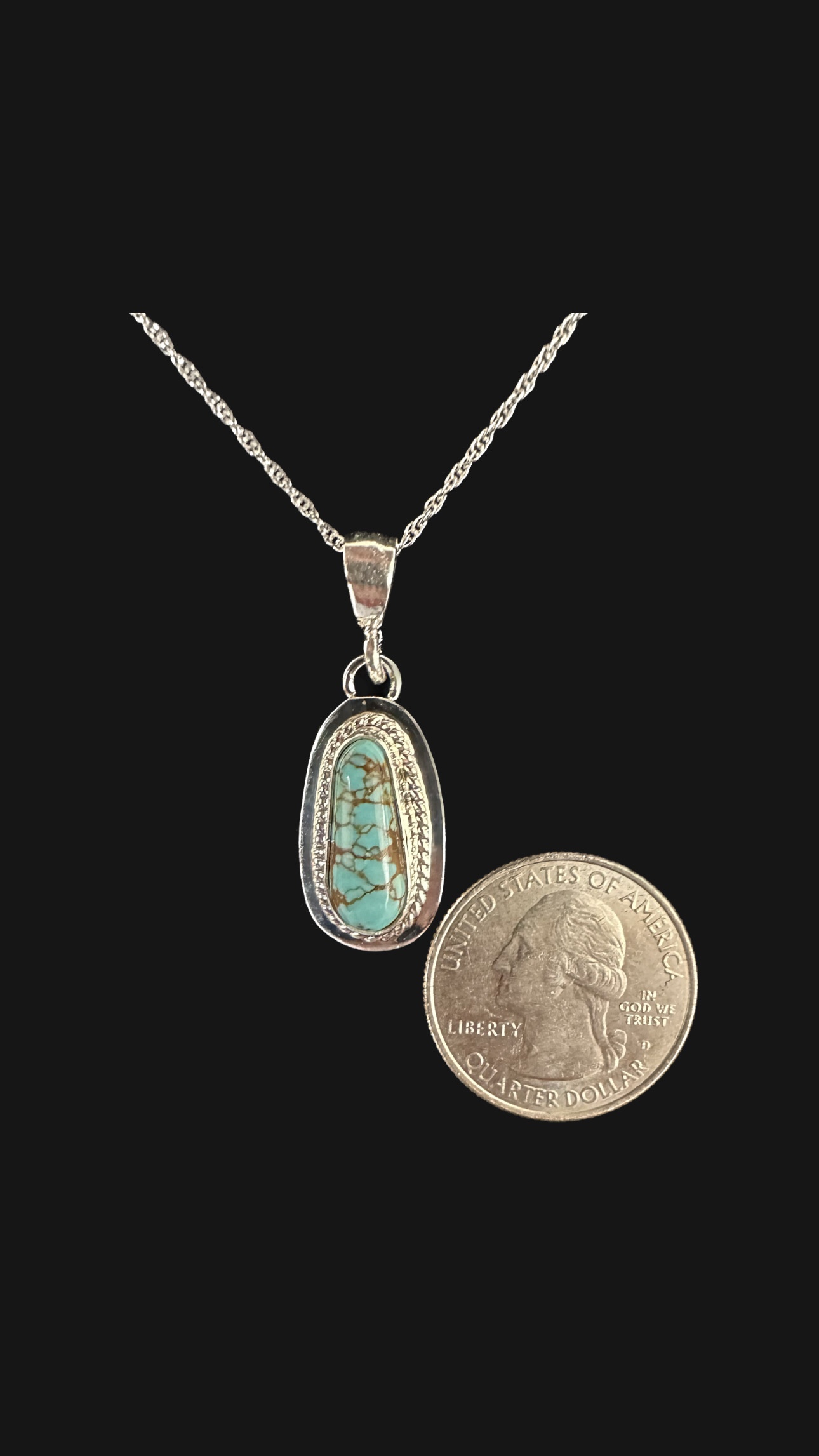 Tiffany T diamond and turquoise circle pendant in 18k white gold, small. |  Tiffany & Co.
