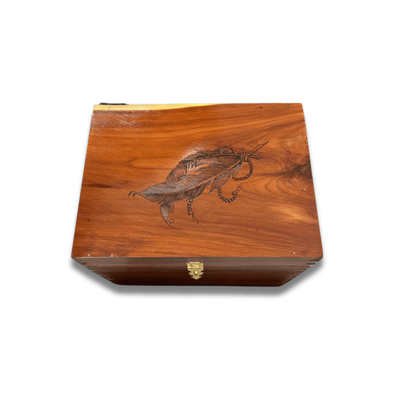 Cedar Storage Box with Removable Lid – A&D Workshop