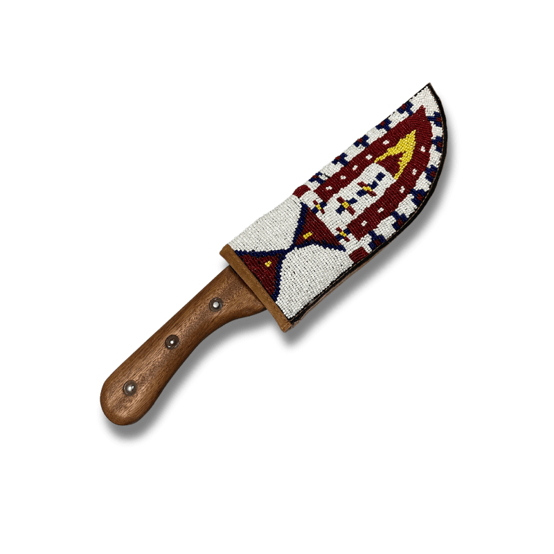 Knife w/ Beaded Sheath – Cahokia Mounds