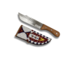 Knife w/ Beaded Sheath - Image 2