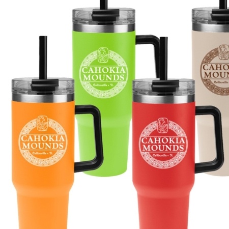 Cahokia Mounds Tumbler Red