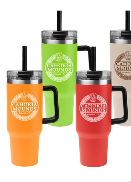 Cahokia Mounds Tumbler Red