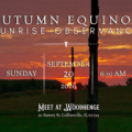 Autumn Equinox Sunrise Observation